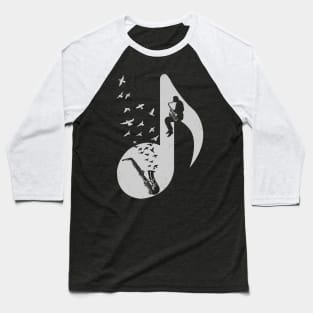 Musical - Saxophone Baseball T-Shirt